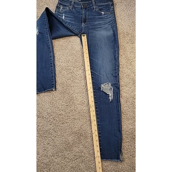 AG Adriano Goldschmied Farrah High Rise Skinny Ankle Jeans – 25R – Distressed - Picture 6 of 8